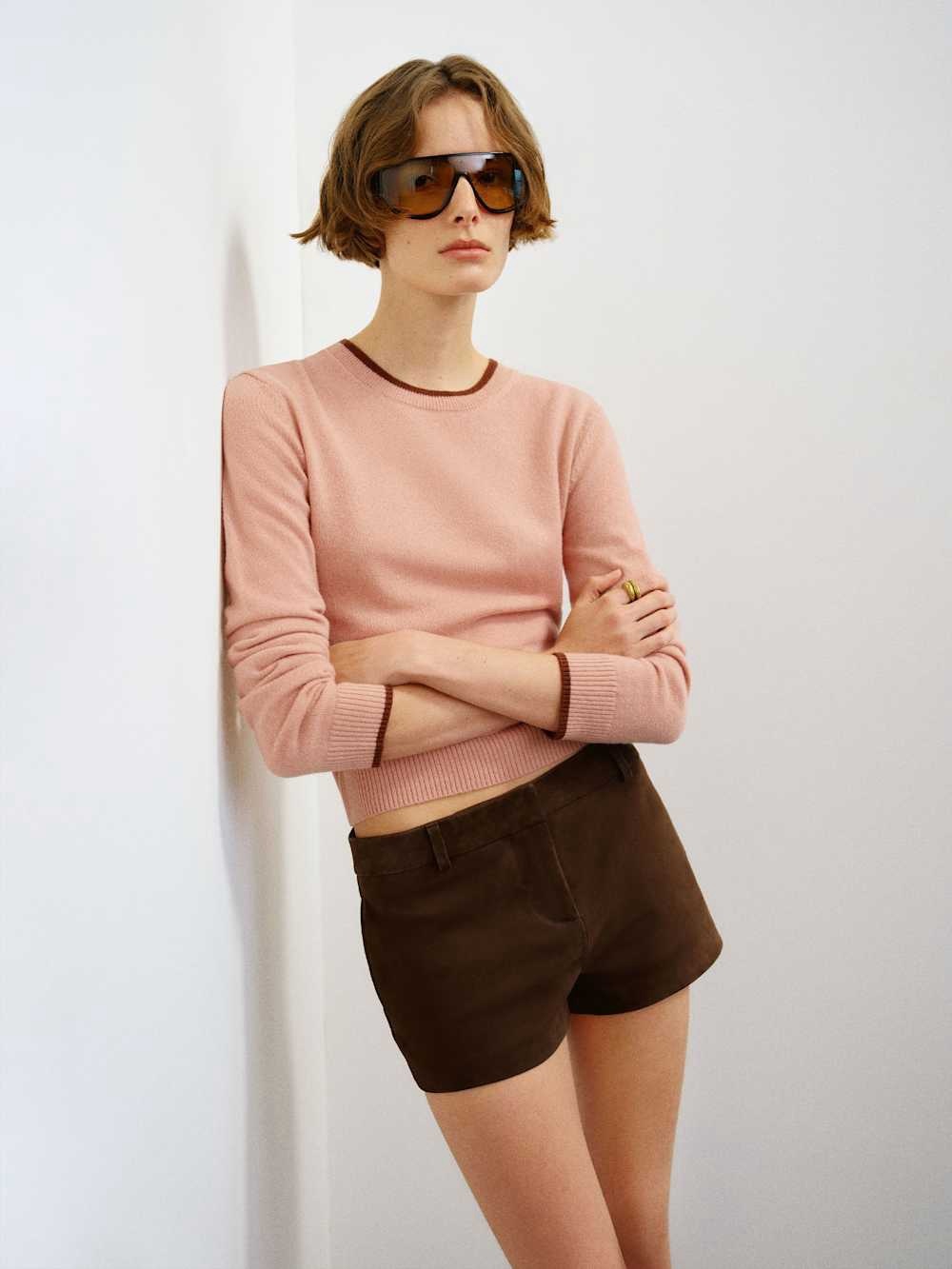 Reformation Lian Cashmere Crew Sweater
in Serenade Chocolate Cake NWT sz M - Picture 2 of 4
